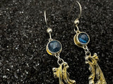 Rococo Gold - Gemstone & Gilded Fine Silver Earrings