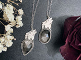 Howling Wolf Silversheen Pendants