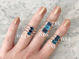 London Blue Topaz - Gemstone Stacking Rings