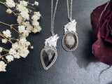 Howling Wolf Silversheen Pendants