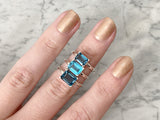 London Blue Topaz - Gemstone Stacking Rings