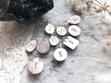 Create Your Own - Runic Gemstone Talisman Necklace